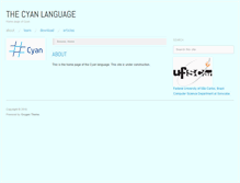 Tablet Screenshot of cyan-lang.org